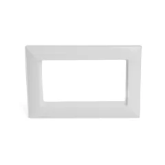 Рамка 2-местная (без перемычки), пластик, , PFR00-7012-01, серия Катрин, белый STEKKER 50050