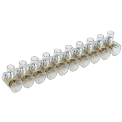 Зажим винтовой концевой изолированный КЗВИ 25мм2 (10x1) IEK UZVK-25-10