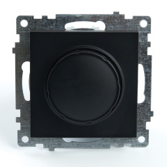 Выключатель диммирующий TRIAC (механизм) 250В, 500W, серия Катрин, GLS10-7106-05, черный 396 STEKKER