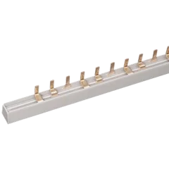 Шина соединительная (гребенка) 3-полюсная (L1 L2 L3) 63А 54 модуля длина 1000мм IEK YNS21-3-063