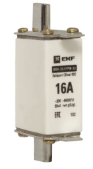 Плавкая вставка ППН-33 100/ 16А габарит 00С EKF fus-33/100/16