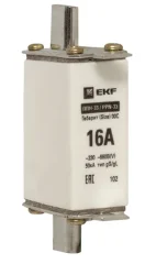Плавкая вставка ППН-33 100/ 16А габарит 00С EKF fus-33/100/16