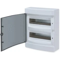 Щит распределительный навесной "Unix" белая дверь 2х12 модулей IP40 PROxima EKF ux-2x12-nw