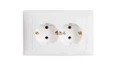 Розетка СП 2-м c з/к в сборе (белый) Valena Legrand 774400