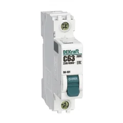 Авт. выкл. 1Р 63А х-ка C ВА-101 4,5кА DEKraft 11060DEK