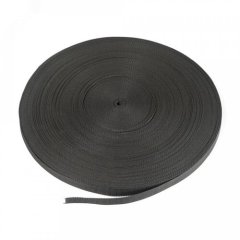 Лента монтажная текстильная 20 мм черная (100м/уп) Промрукав PR08.10534