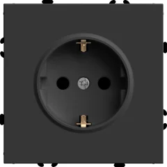 Розетка 1-местная с защитной шторкой с/з (механизм), , 250В, 16А, серия эмили, RST16-5110-05, STEKKE