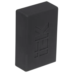 ELECOR Заглушка КМЗ 25х16 черный (4шт/компл) IEK EL-KK10D-Z-025-016-K02