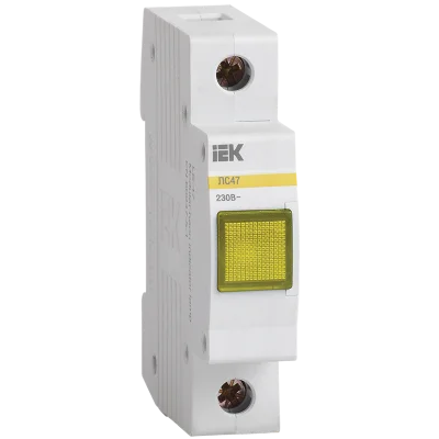 Сигнальная лампа ЛС-47 (желтая) (неон) IEK MLS10-230-K05 фото 1