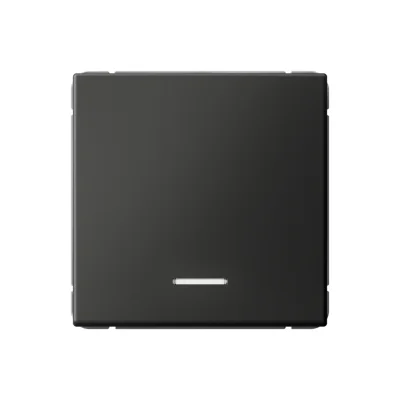 ARTGALLERY 1-клавишный ВЫКЛЮЧАТЕЛЬ с подсветкой, сх.1а, 10АХ, механизм, БАЗАЛЬТ GAL Systeme Electric фото 1