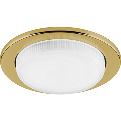 Светильник потолочный встраиваемый, 20W 230V GX53, золото без лампы, DL53 Feron 28453 фото 1