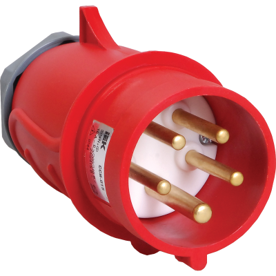 MAGNUM Вилка перенос. ССИ-015 16А-6ч 380В 3P+PE+N IP44 IEK PSN02-016-5 фото 1