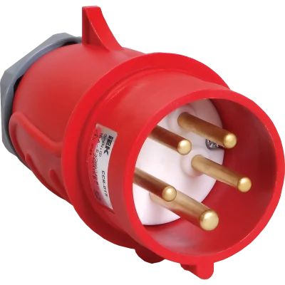 MAGNUM Вилка перенос. ССИ-015 16А-6ч 380В 3P+PE+N IP44 IEK PSN02-016-5 фото 1