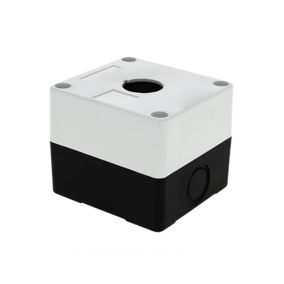 Корпус КП101 пластиковый 1 кнопка белый PROxima EKF cpb-101-w фото 1