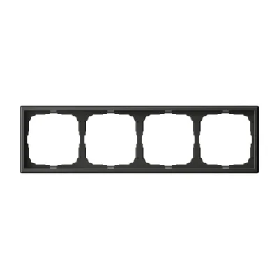 ARTGALLERY 4-постовая РАМКА, универсальная, БАЗАЛЬТ Systeme Electric GAL001404 фото 1