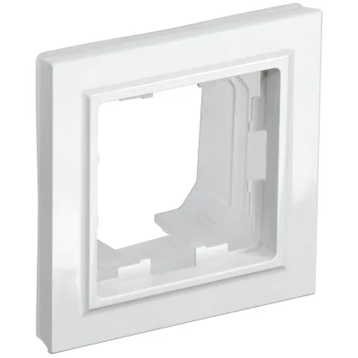 BRITE Рамка 1-мест. IP44 РУ-1-БрБ-44 бел. IEK BR-M12-44-K01 фото 1