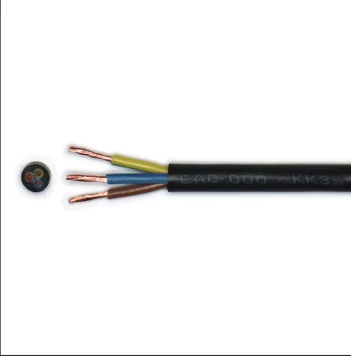 Провод ПВС 2х1,5+1х1,5 черный Цветлит EDS001306 фото 1