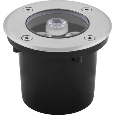 Светильник тротуарный, 3LED, 6400К, 3W, 100*H80mm, внутренний диаметр: 70mm, IP 67, SP4111 320 Feron фото 1