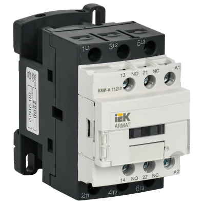 ARMAT Контактор КМИ-А-11212 LC1D 12А 230В/АС3 1NO/1NC IEK AR-ACC-11-012-230-11 фото 1