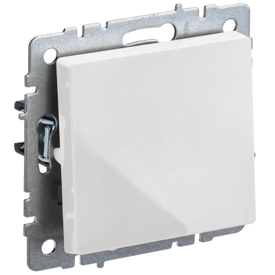 BRITE Выключ. 1-кл. 10А ВС10-1-0-БрБ бел. IEK BR-V10-0-10-K01 фото 1