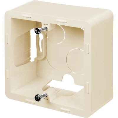 Коробка накладного монтажа - 1 пост - INSPIRIA - слоновая кость Legrand 673981 фото 1