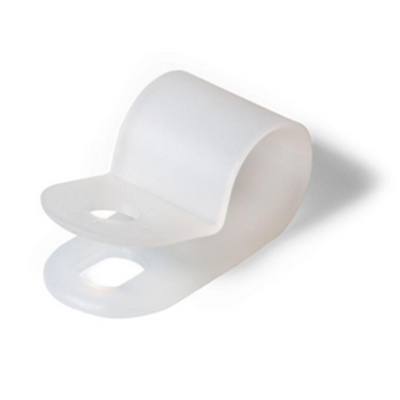 Скоба пластиковая СНК 16 (100шт) Fortisflex 74358 фото 1