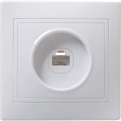 KVARTA Роз. 1-мест. комп. RJ45 кат.5е РК10-КБ бел. IEK EKK10-K01-DM фото 1