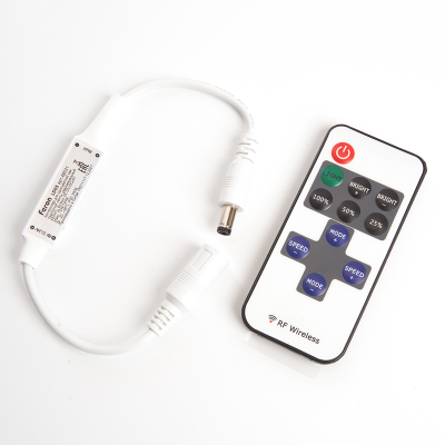 Контроллер для одноцветной светодиодной ленты с П/У белый, 12-24V, LD65 FERON Feron 48031 фото 1