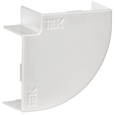 Поворот на 90град КМП 25х16 белый (4шт/компл) IEK CKMP10D-P-025-016-K01 фото 1