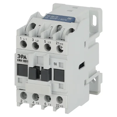 Контактор КМИ-11211 12А 400В/АС3 1NC IEK KKM11-012-400-01 фото 1