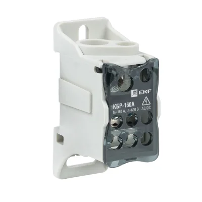 Блок распределительный КБР на DIN-рейку и монтажную панель 160A PROxima EKF plc-kbr160 фото 1