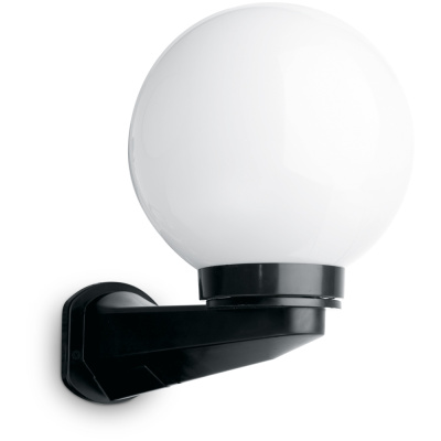 Светильник садово-парковый, ПМАА, 230V E27, d=200мм, молочно-белый, НБУ 01-60-201, (на стену) Feron  фото 1