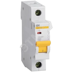 KARAT Авт. выкл. ВА47-29 1P B 50А 4,5кА IEK MVA20-1-050-B фото 1