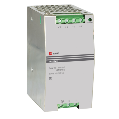 Блок питания 24В DR-120W-24 PROxima EKF dr-120w-24 фото 1