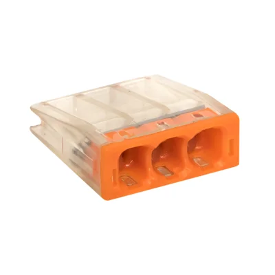 Строительно-монтажная клемма СМК 2273-243 (с пастой) 3 отверстия 0,5-2.5мм2 PROxima plc-smk-2273 EKF фото 1