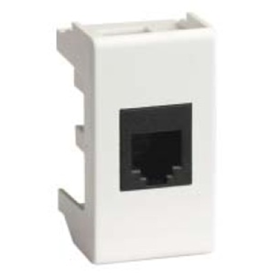 Комп.роз. RJ45 кат.5e, 8P8C, Viva, белая, 1мод DKC 45038 фото 1