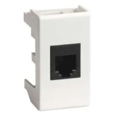 Комп.роз. RJ45 кат.5e, 8P8C, Viva, белая, 1мод DKC 45038 фото 1