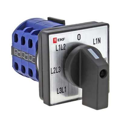 Переключатель кулачковый ПК-1-64 10А для вольтметра PROxima EKF pk-1-64-10 фото 1