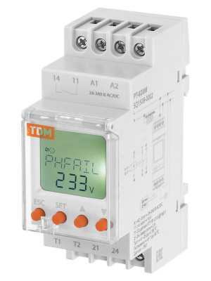 Реле температуры TDM РТ-820M -25+130C, 24-240В АС/DC, с датчиком IP67, ЖК TDM Electric SQ1508-0002 фото 1