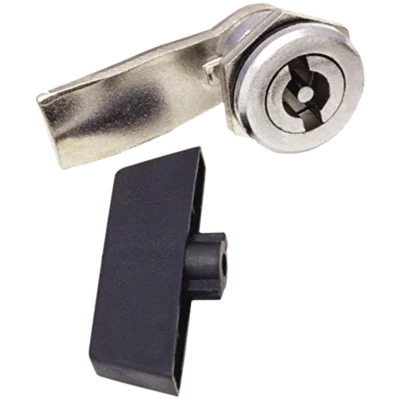 Замок-защелка для металлического бокса с пластмассовым ключом (22-17/46) IEK YZK20-00 фото 1