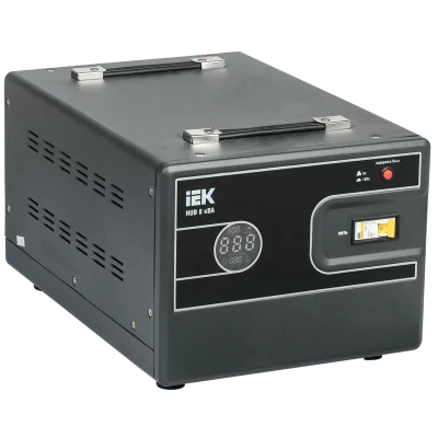 Стабилизатор напр. 1-ф. переносн. 8кВА HUB IEK IVS21-1-008-13 фото 1