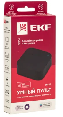 Умный пульт Connect с датчиками температуры и влажности EKF irr-ths фото 1
