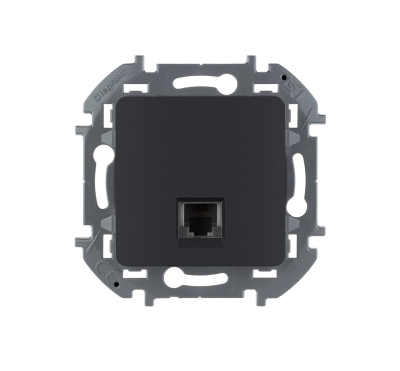 Телефонная розетка RJ11 - INSPIRIA - антрацит Legrand 673823 фото 1