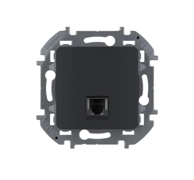 Телефонная розетка RJ11 - INSPIRIA - антрацит Legrand 673823 фото 1