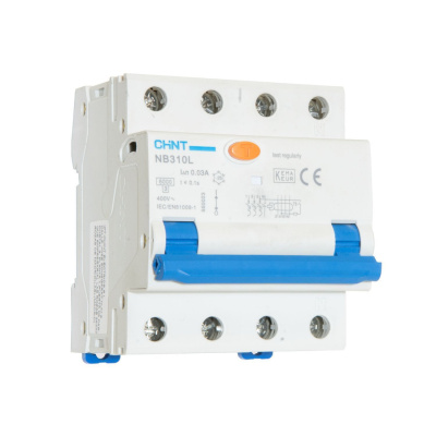 Диф. автомат NB310L/3N 3P+N C16 30мА AC 6кА (R) CHINT 660021 фото 1