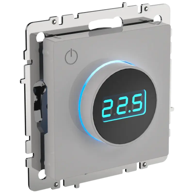 BRITE Термостат электронный с инд. ТС10-1-БрБ бел. IEK BR-RT11-K01 фото 1