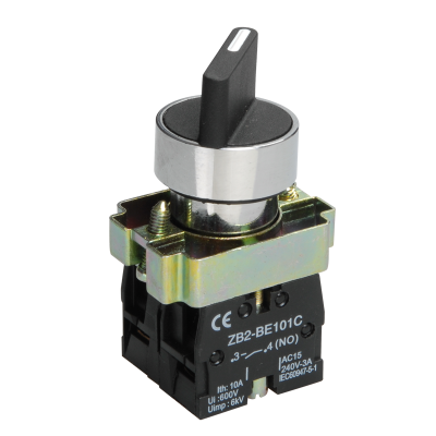 Переключатель LAY5-BD33 3 полож. "I-0-II" стандарт ручка IEK BSW60-BD-3-K02 фото 1