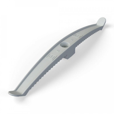 Держатель кабеля двусторонний для прямого монтажа серый (20шт/120шт уп/кор) Промрукав PR13.0382 фото 1