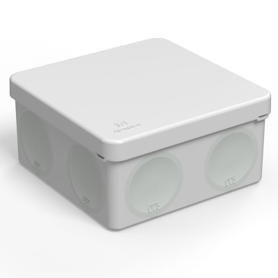 Коробка распред. 100х100х50 безгалогенная стойкая к УФ серая [упак. 66шт] IP66 60 Промрукав 60-0300 фото 1