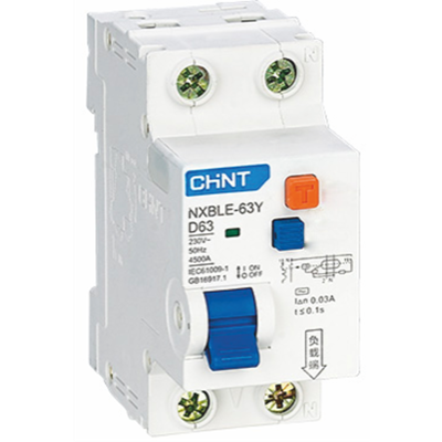 Диф. автомат NXBLE-63Y 1P+N 32А 30мА электронный тип AС, х-ка C, 4,5кА (R) CHINT 105545 фото 1